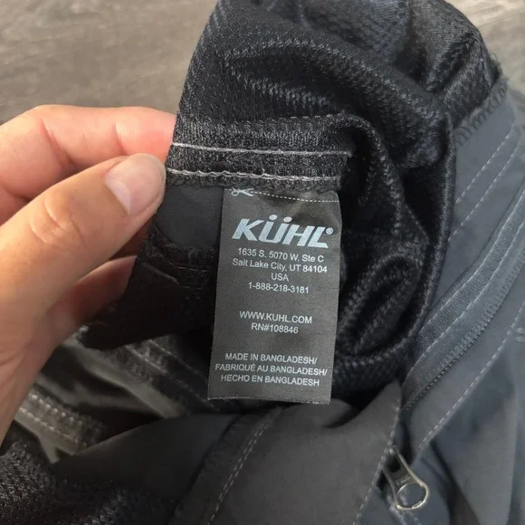 Kuhl Renegade Stealth Convertible Mens 34x30 Grey Zip Off Hiking Cargo Shorts - Picture 9 of 16